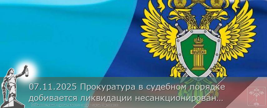 07.11.2025 Прокуратура в судебном порядке добивается ликвидации несанкционированных свалок твердых коммунальных отходов. | Администрация муниципального округа город Партизанск Приморского края Официальный сайт